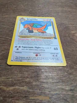 Dragonite 5 Black Star Promo WOTC Pokemon Card Non Holo EXCELLENT 1999 - Image 3