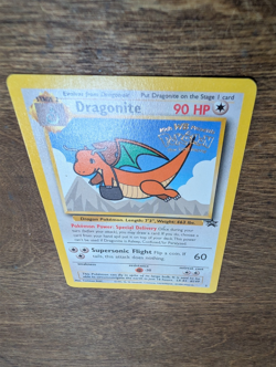 Dragonite 5 Black Star Promo WOTC Pokemon Card Non Holo EXCELLENT 1999 - Image 5