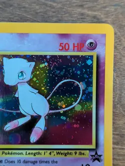 Mew 9 Black Star Promo Holo WOTC Pokemon Card EXCELLENT 2000 - Image 4