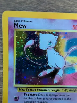 Mew 9 Black Star Promo Holo WOTC Pokemon Card EXCELLENT 2000 - Image 5