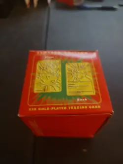 Pokemon 23k Gold Plated Togepi Trading Card 1999 Burger King - Image 3
