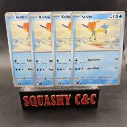X4 - Keldeo 044/162 SV05: Temporal Forces Pokemon TCG Card English - Image 1
