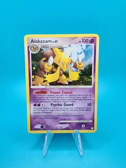 Alakazam Holo Rare 2/123 Mysterious Treasures 2007 Pokemon TCG Card - Image 1