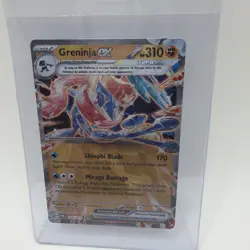 2024 Pokemon Twilight Masquerade Greninja Metal Card ex #106/167 - Image 1