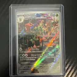 Pokemon Cards Scovillain 202/198 Illustration Rare Scarlet & Violet Base - (NM) - Image 1
