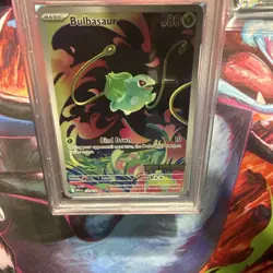 2025 POKEMON Graded PSA 8 MEGA EVOLUTION TOPPER ETB BULBASAUR Full Art Card - Image 3