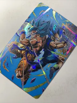 Goku Vegeta Team Saiyan Dragon Ball Z ACG DBZ Goddess Anime Card Holo Foil Art - Image 3