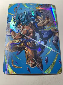 Goku Vegeta Team Saiyan Dragon Ball Z ACG DBZ Goddess Anime Card Holo Foil Art - Image 5