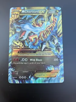 Pokemon TCG M Charizard EX (X) (Secret) 108/106 XY - Flashfire Secret Rare card - Image 1