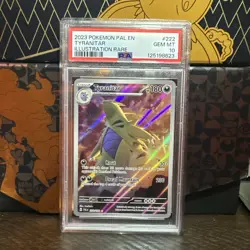 Pokemon Card Tyranitar 222/193 Paldea Evolved - PSA 10 GEM MINT - Image 1