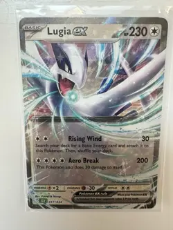 Pokemon TCG - Lugia ex 17/34 - Full Art Holo Rare Trading Card Game Classic - NM - Image 1
