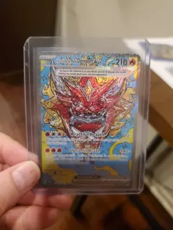 Hearthflame Mask Ogerpon ex - Prismatic Evolutions SIR Pokemon Card 148/131 - Image 1