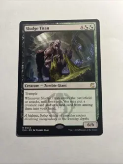 Sludge Titan - Ravnica: Clue Edition MTG Plus Bonus Card!!! - Image 1