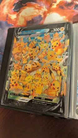 Huge Pokemon TCG Jumbo Oversized Card Lot Comes W/ Binder Conditions Vary - Image 3