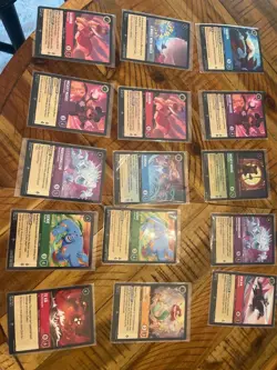 Lot of 45 Lorcana First Chapter Cards Rares/ Super Rares/ Foil + 1 legendary - Image 5