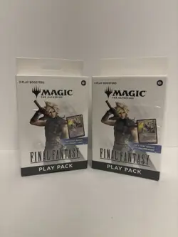 Magic The Gathering Final Fantasy Play Pack + Promo Card (Lot of 2) - Image 1