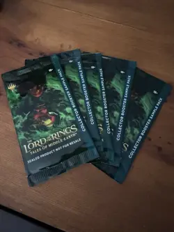 MTG 1x Lord of the Rings Tales of Middle Earth Collector Booster Sample Pack - Image 1