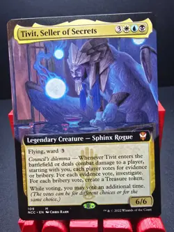 MTG / Tivit, Seller of Secrets / NCC / #109 / Regular (Extended Art) Mythic / NM - Image 1