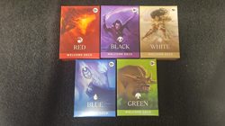 MTG WELCOME DECK 2024 SET OF FIVE (5) NM SEALED BLACK WHITE BLUE RED GREEN - Image 1