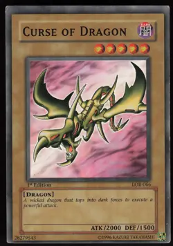 Curse of Dragon LOB-066 Super Rare 1st Edition YU-GI-OH - Image 1