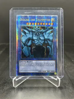 Yu-Gi-Oh! Legendary Obelisk the Tormentor Quarter Century Secret Rare #LC01EN001 - Image 1