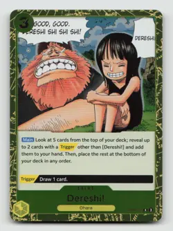 DERESHI! OP09-117 Rare Foil One Piece EMPERORS IN THE NEW WORLD - Image 1