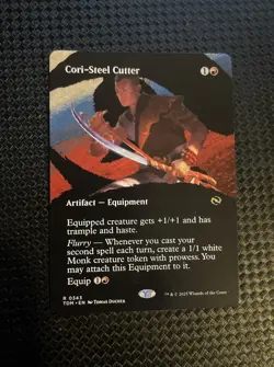 Cori-Steel Cutter (Borderless) Tarkir: Dragonstorm Regular - Image 1