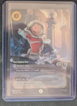 Disney Lorcana TCG Lilo Best Explorer Ever Enchanted Card 238/204 - NM - Image 2