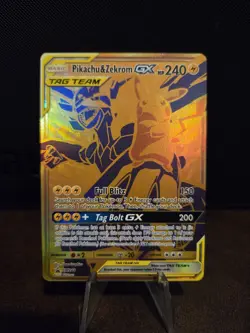 Pokemon TCG Pikachu & Zekrom GX SM248 Sun & Moon Holo Promo Card 🌟🌟🌟 - Image 1