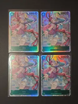 Uta OP13-023 Carrying On His Will 4 Foil Card Play Set Lot One Piece - Image 1