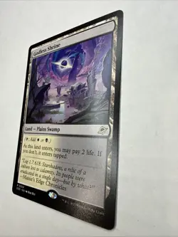 Godless Shrine Edge of Eternities Regular Rare Card 254 MTG NM - Shock Land - Image 3