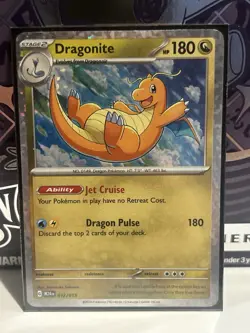 Pokemon TCG Dragonite Holo Card 2024 McDonald's Promo 012/015 - Image 1