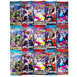 15x Pokemon Booster Pack Lot SEALED Card Evolving Skies Phantasmal Flames KOREAN - Image 1
