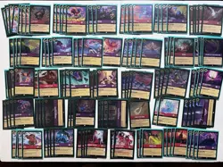 Lorcana Ruby Amethyst Steel Card Lot | 150+ Foil & NFs | Doc Elsa Genie & More! - Image 1