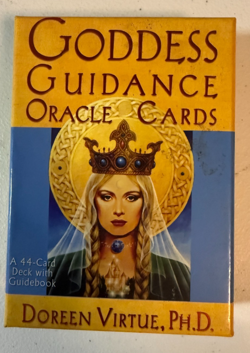 GODDESS GUIDANCE ORACLE 44 CARD DECK & GUIDEBOOK Complete Doreen Virtue - Image 1