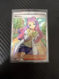 Pokemon TCG Miriam Scarlet & Violet Holo Ultra Rare Card 238/198 - Image 1