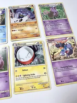 2010 Pokemon TCG HS Triumphant Opened Palkia Pack (8 Cards, Pack Wrapper) - Image 3