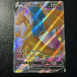 Charizard V SWSH050 -Sword & Shield Promo Card - Full Art - NM/M - Image 1