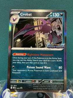 Crobat 076 Chaos Rising Build & Battle Promo Pokemon Card - Image 1