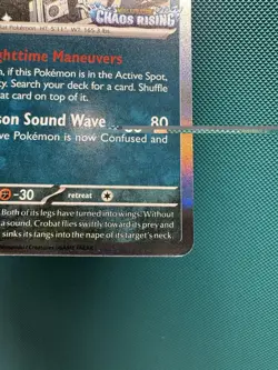 Crobat 076 Chaos Rising Build & Battle Promo Pokemon Card - Image 5