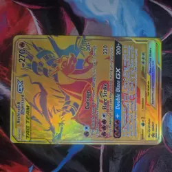 Pokemon TCG Reshiram and Charizard GX Tag Team Promo Card SM247 NM - Image 1