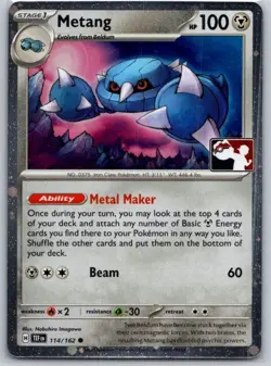 Metang 114/162 Common Prize Pack Series Cards NM - Image 1