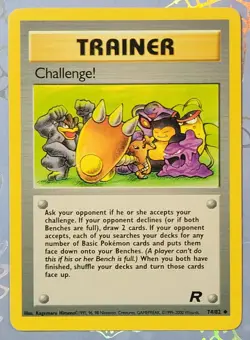 Challenge! 74/82 Team Rocket Pokemon Card VLP - Image 1