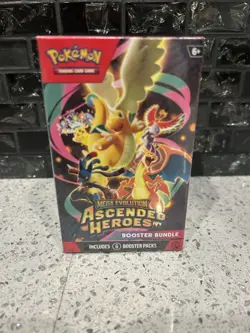 Ascended Heroes Booster Bundle Box 6 Packs English Mega Evolution Pokemon Cards - Image 2
