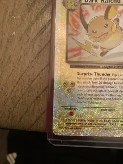 Dark Raichu Legendary Collection Reverse Holo Rare 7/110 Pokemon Card!!! - Image 4