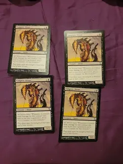 MTG Magic The Gathering Card 4x Vampiric Sliver Time Spiral Vintage Playset - Image 1