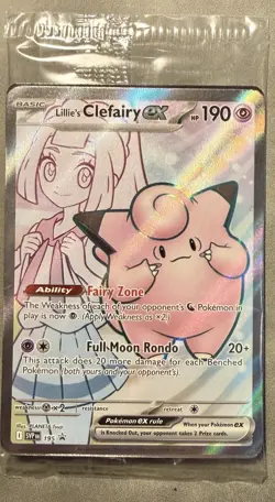 Lillie's Clefairy ex 195 Sv: Scarlet & Violet Promo Cards Holo Sealed - Image 1