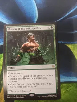 Return of the Wildspeaker 172 Rare Throne of Eldraine Magic: The Gathering NM - Image 1