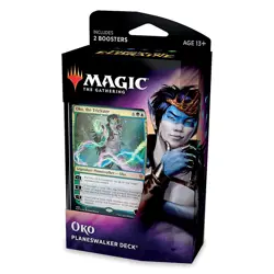 MTG Magic the Gathering Throne of Eldraine Oko The Trickster Planeswalker Deck - Image 1