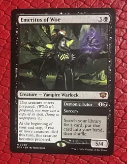 MTG Emeritus of Woe Secrets of Strixhaven Regular Mythic - Image 1